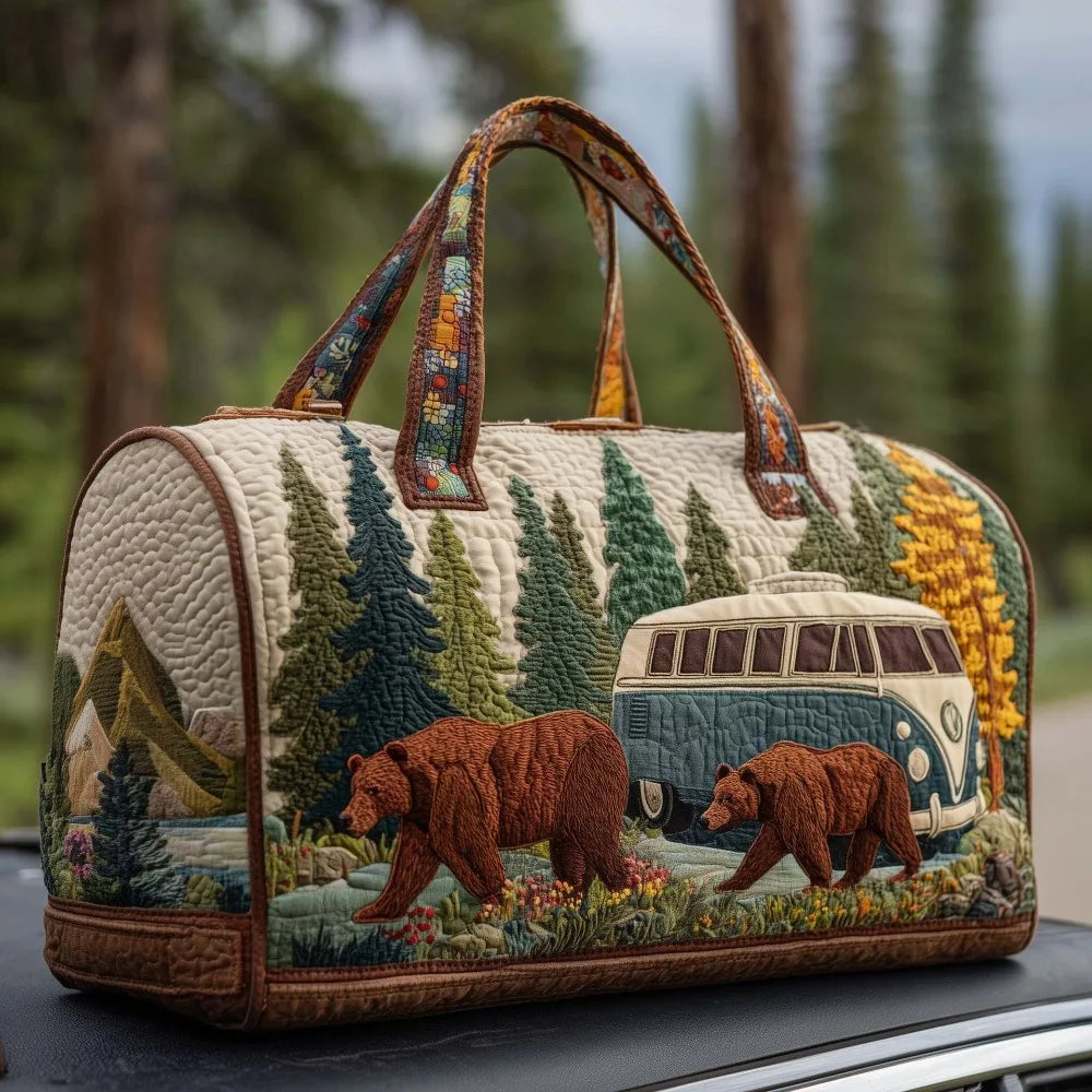 Forest Quilted Adventure Duffel