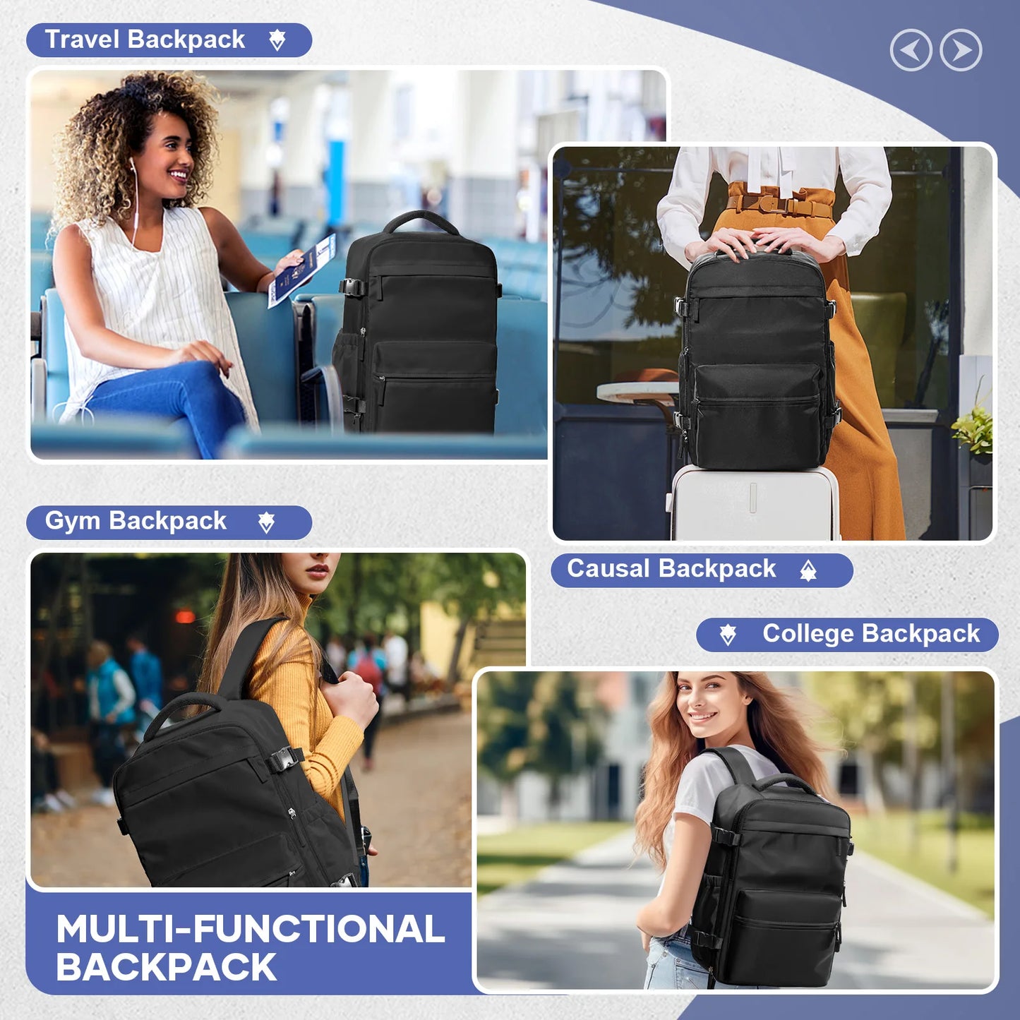 Paris Compression Backpack