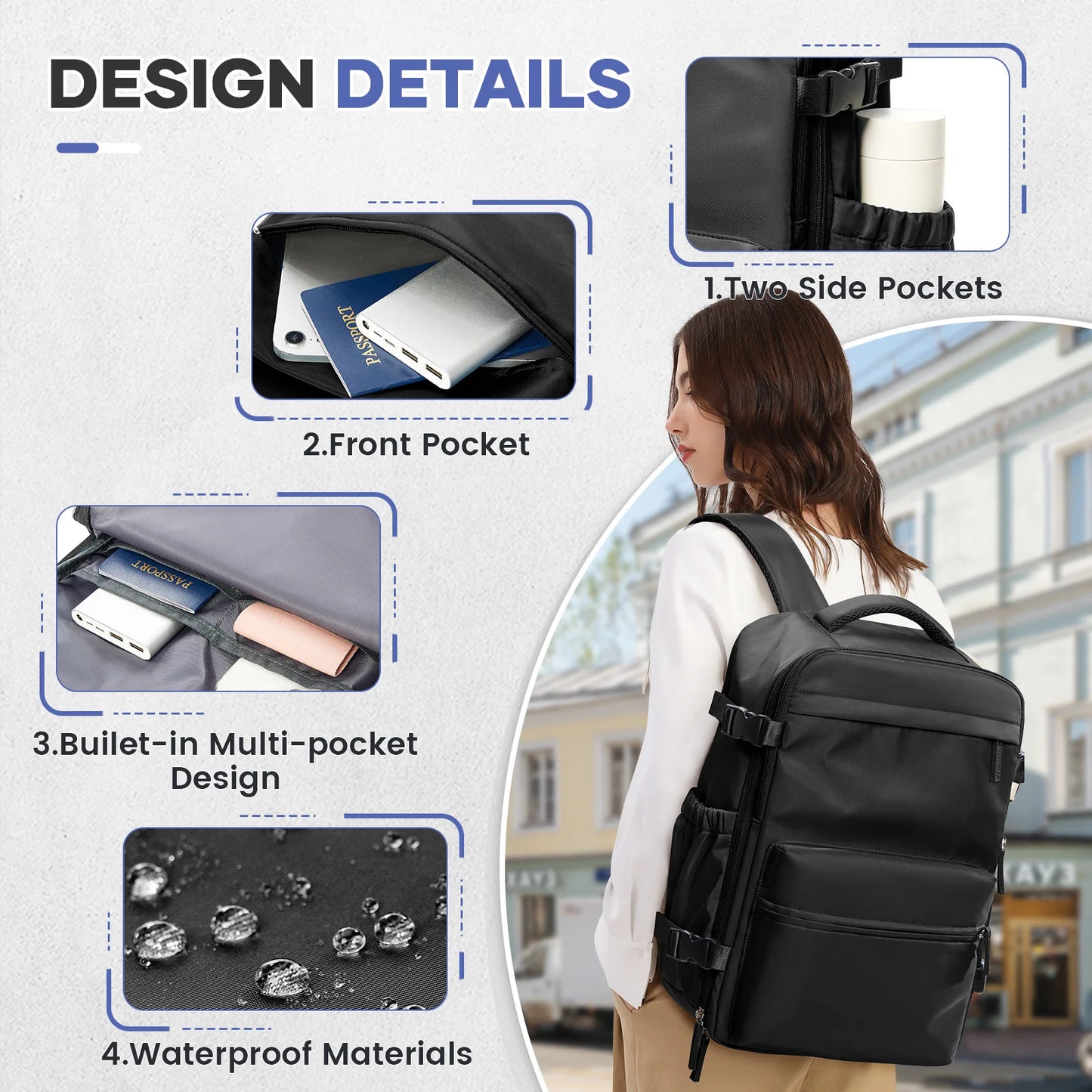 Paris Compression Backpack