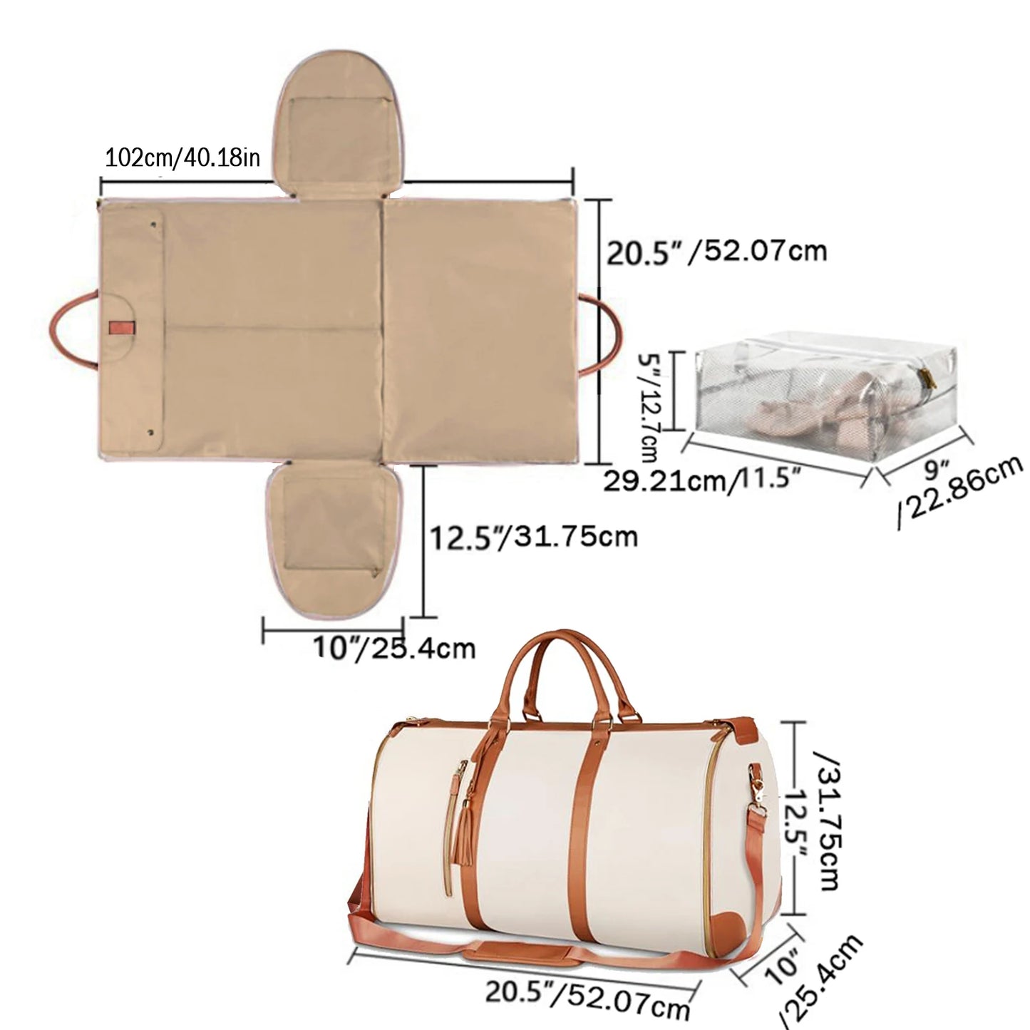 Velisse Fold & Go Duffel