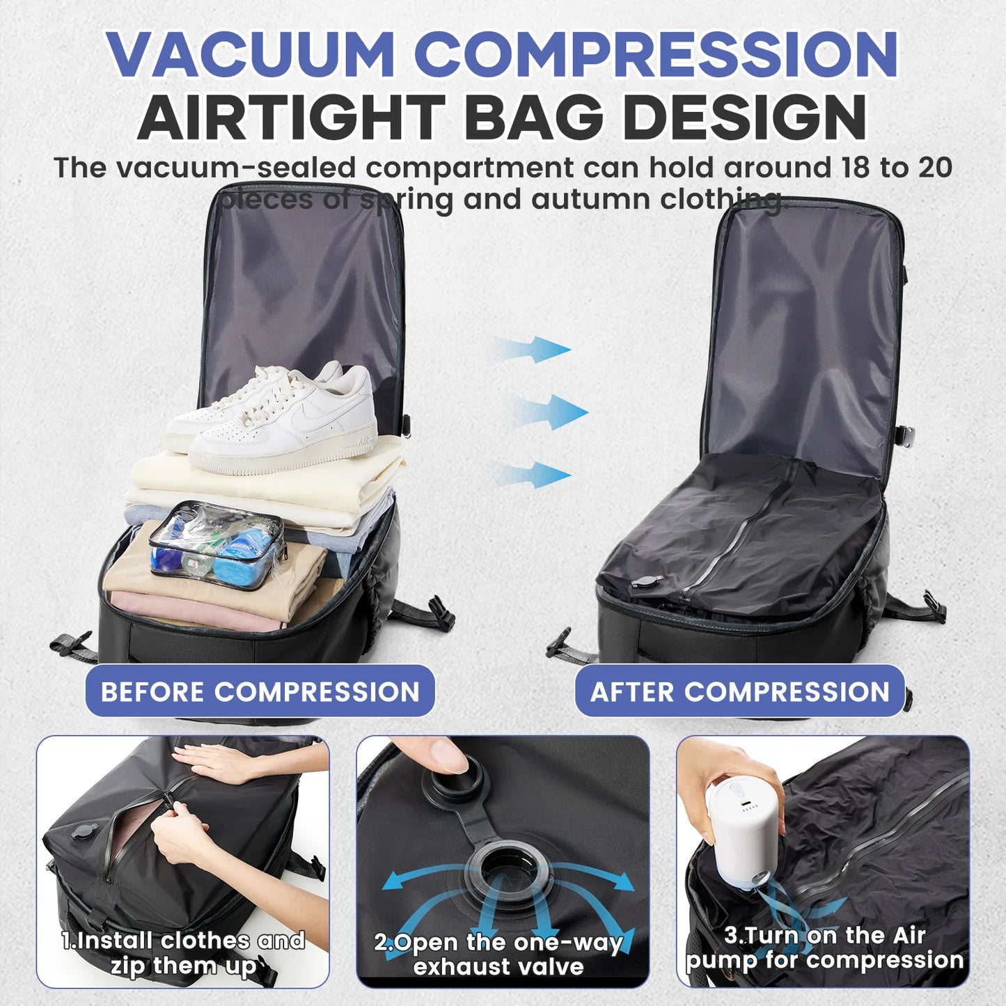 Paris Compression Backpack