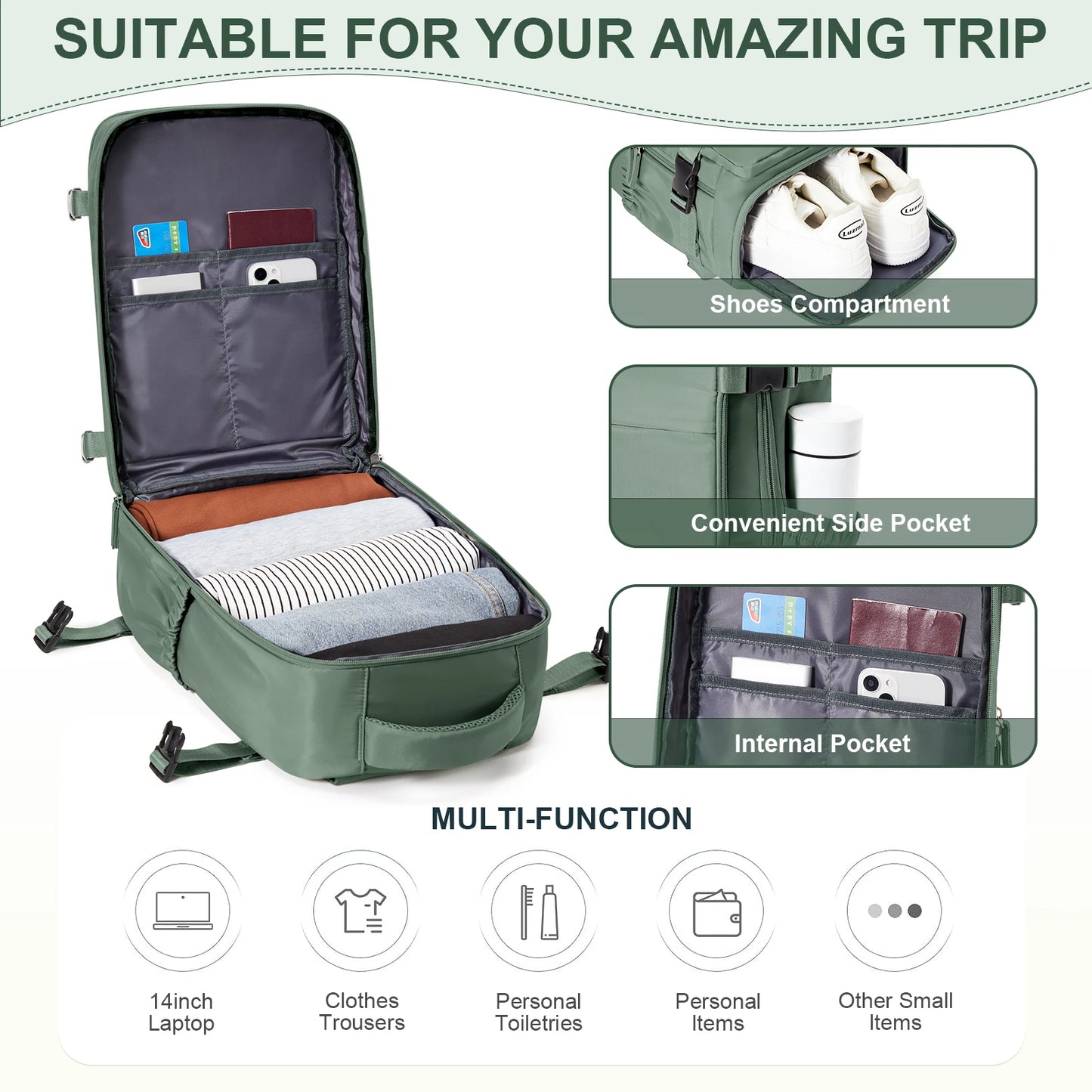 Torino Travel Backpack
