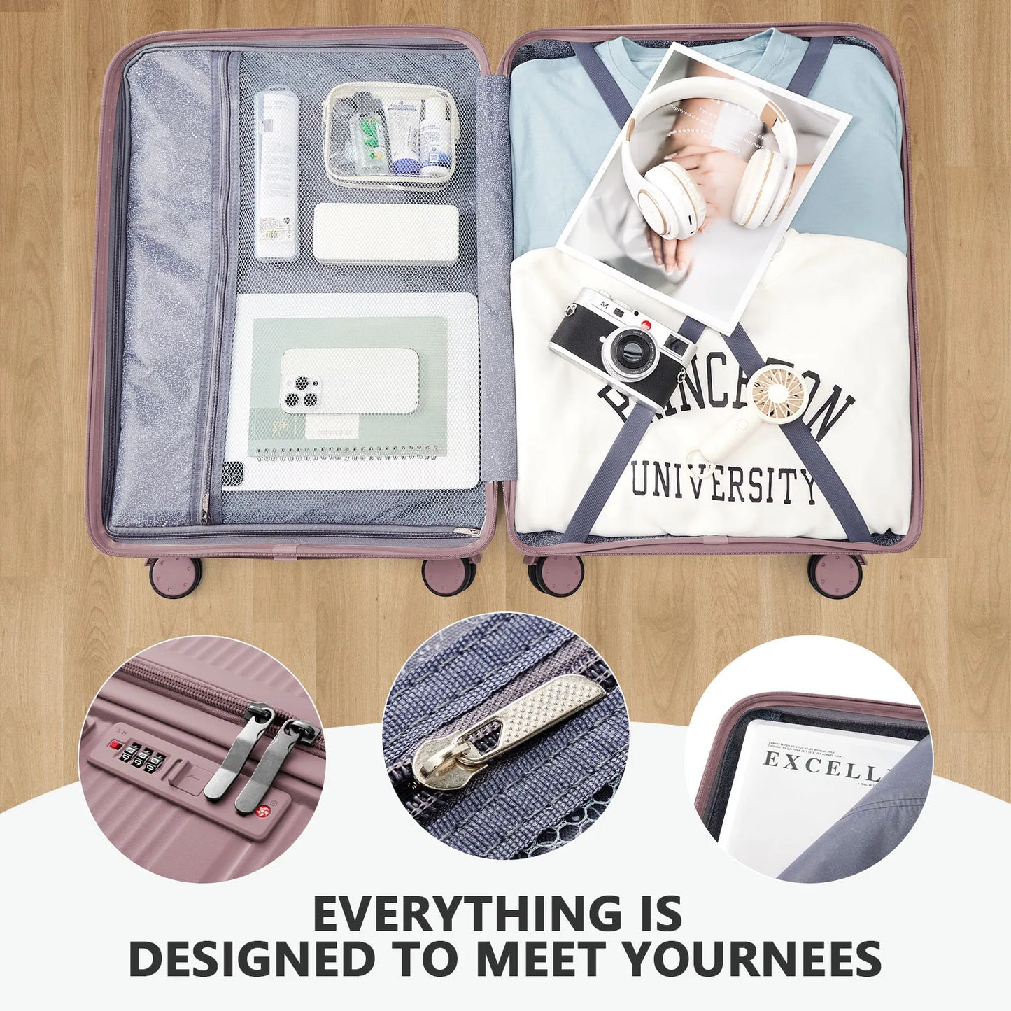 Cannes 3-Piece Luggage Set