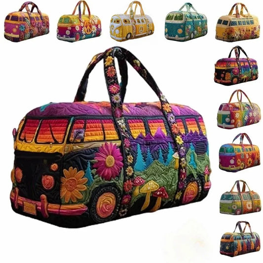 3D flowers Travel Tote