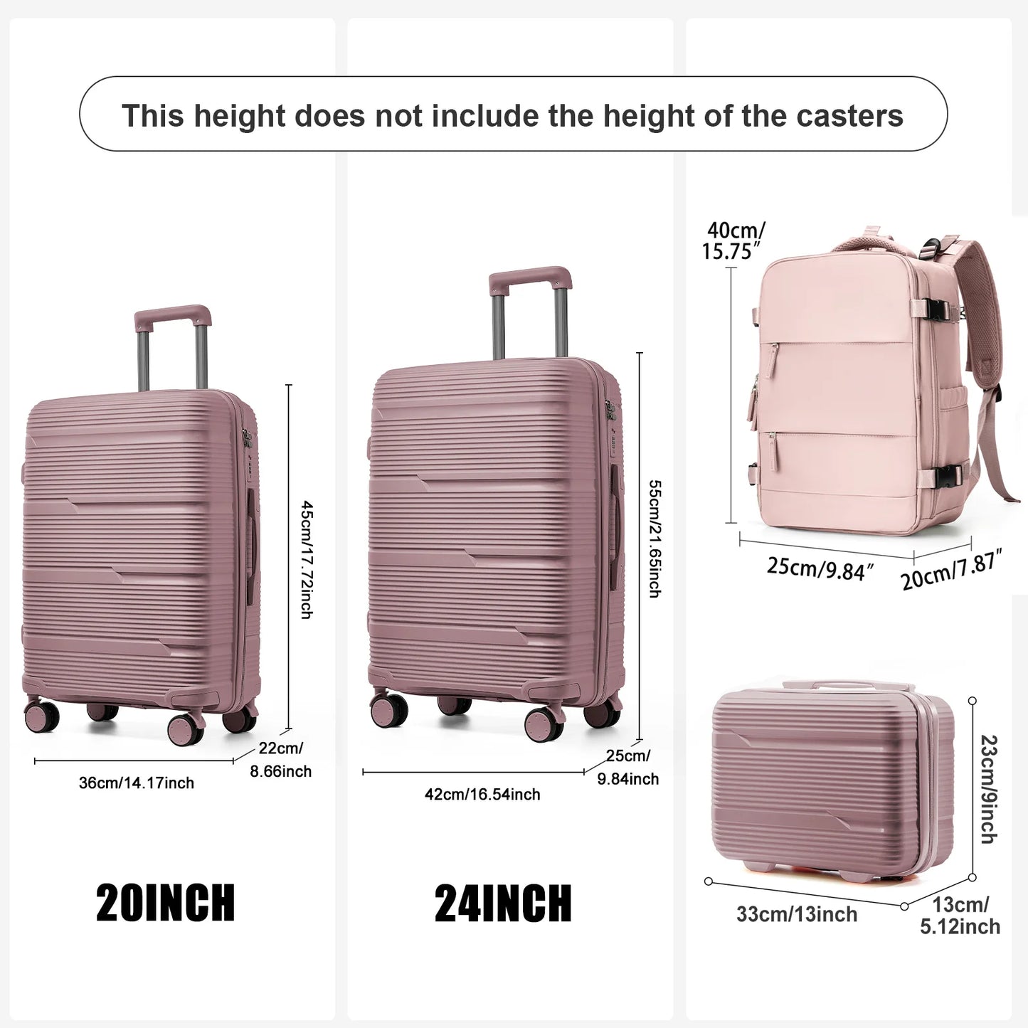 Cannes 3-Piece Luggage Set