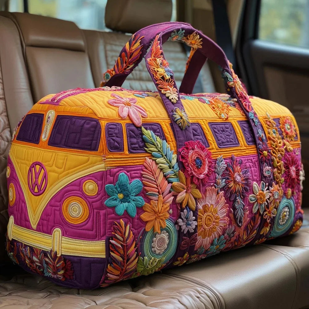 3D flowers Travel Tote